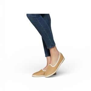 Italéau Allegra Camel Ballet Loafer Flats EU 38.5 / US 8 NIB Handmade Italy
